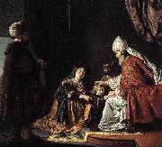 VICTORS, Jan Hannah Giving Her Son Samuel to the Priest ar china oil painting reproduction